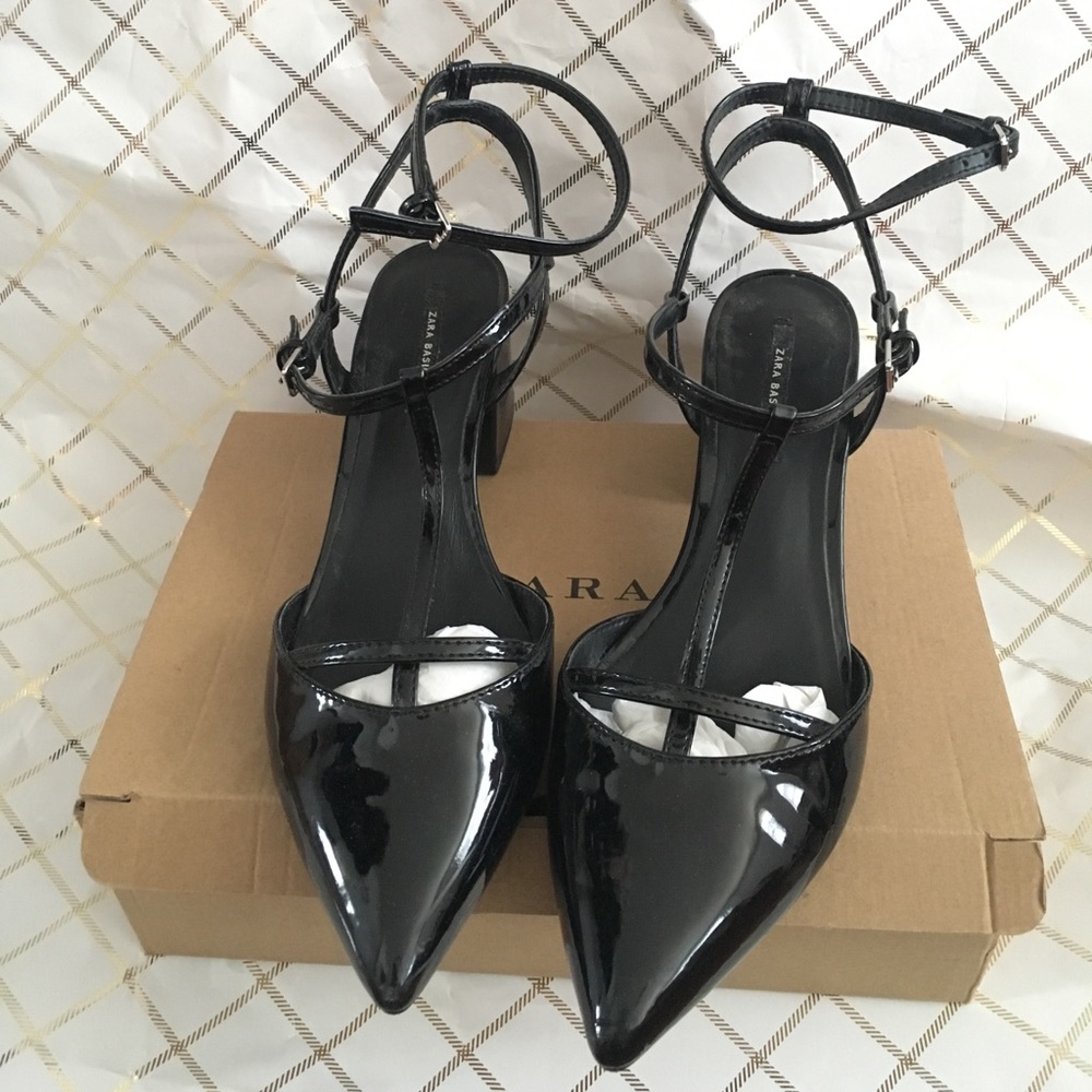 Zara strappy heels